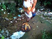 野战玩健身的农村小伙啪啪