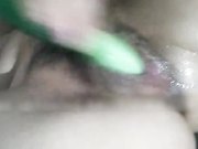 手扣黄瓜插一直不停喷