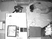 网络摄像头偷窥系列：住在店里的老板睡觉前和媳妇啪啪
