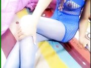 网红主播玉儿原创 极品身材蓝丝诱惑