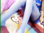 网红主播玉儿原创 极品身材蓝丝诱惑