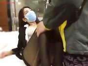 角色扮演网红美女OL职业装订餐叫了外卖送到之后勾引小哥啪啪