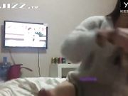 鸡巴可以与内裤哥媲美的新人大屌哥和高素质大学生兼职妹自拍