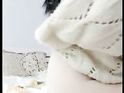 白嫩空姐家中带眼罩开直播 各种道具插骚屄太刺激