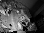 小两口在家关灯啪啪 可惜摄像头有夜视功能被拍的清清楚楚 两个奶子是极品