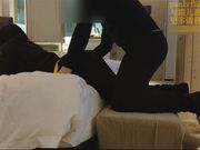 170CM性感长腿网红美女酒店和土豪开着门对着门口激烈肏逼