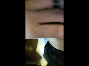 KTV卫生间包房一边唱一边操逼真缺德拿喝酒杯洗鸡巴-3