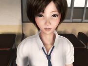 3d作品《学妹的触感》教室无套爆操制服美乳学妹2