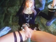 女巫医被野兽囚禁成为性虐