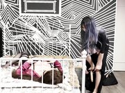 外站流出劲爆资源绝美女装大佬艾爷带着贞操锁调教胶衣伪娘秘书