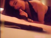 高级会所性感漂亮的口交女王竟被大鸡巴猛男强制征服