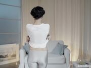 性感身材白嫩美少女SPA催情推油按摩欲望高涨受不了主动吃舔肉棒