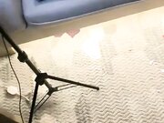 小艾同学面罩骚女开档肉丝高跟鞋自慰喷水啪啪，掰穴跳蛋塞入拉扯翘屁股后入猛操