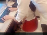 剧情演绎老总办公室强行把性感黑丝漂亮文秘给上了说只要同意她晋升经理就同意与他啪啪啪