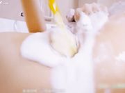 [拳交女王周晓琳]-直播洗逼逼 毛刷乱捣 逼逼白浆泛滥