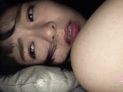 乳輪の大きな童顔美女をハメ倒す、最後の顔射は大量射精