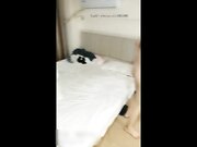 颜值骚学妹跟两个社会小哥玩3P 比AV大片干的还过瘾