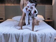 最新国产网红美女《Fox Girl》大尺度啪啪私拍流出 制服诱惑穿着衣服勾搭